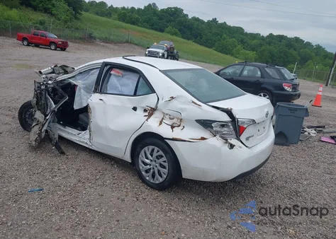 2017 Toyota Corolla Le из США, поврежденный, VIN 5YFBURHE8HP601174